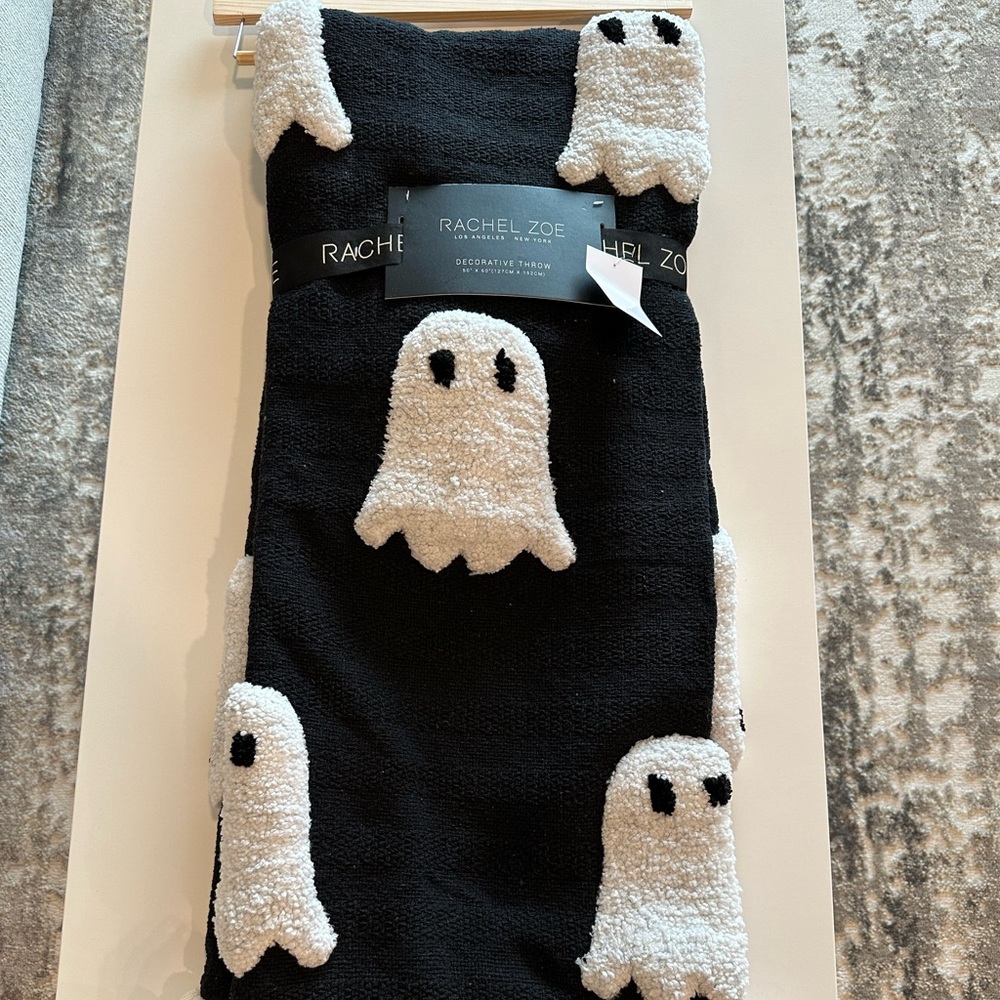 NEW Rachel Zoe Halloween 2023 Ghost Throw 👻